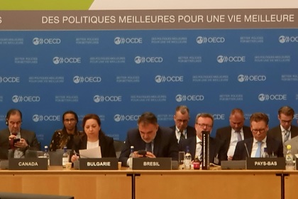 Deputy Minister Maria Angelieva Represented Bulgaria at the OECD Development Assistance Committee High-Level Meeting 